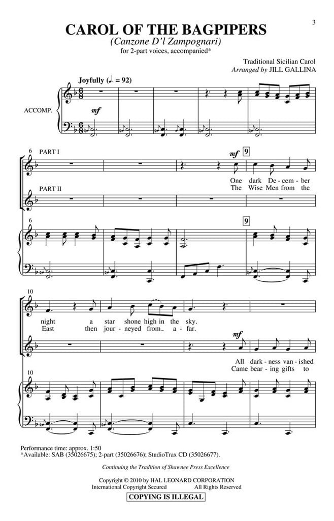 Carol of the Bagpipers